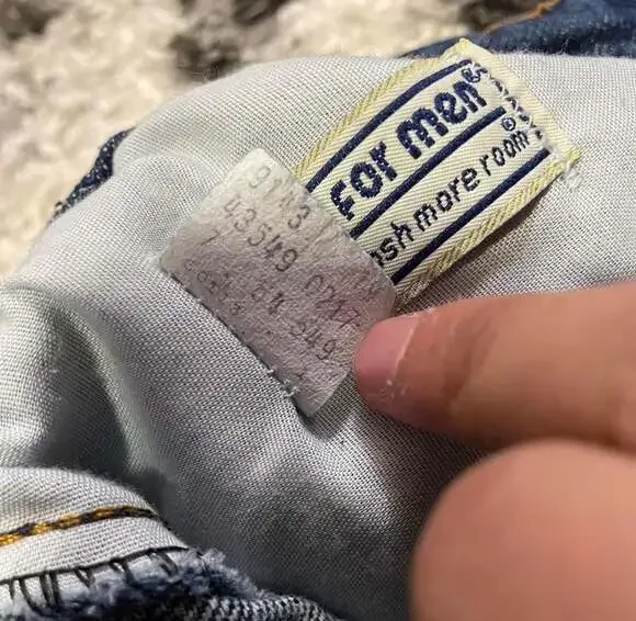 Vintage 80s Levi's For Men Skosh More Room 43549-0217 Jeans Made in USA - Picture 5 of 5